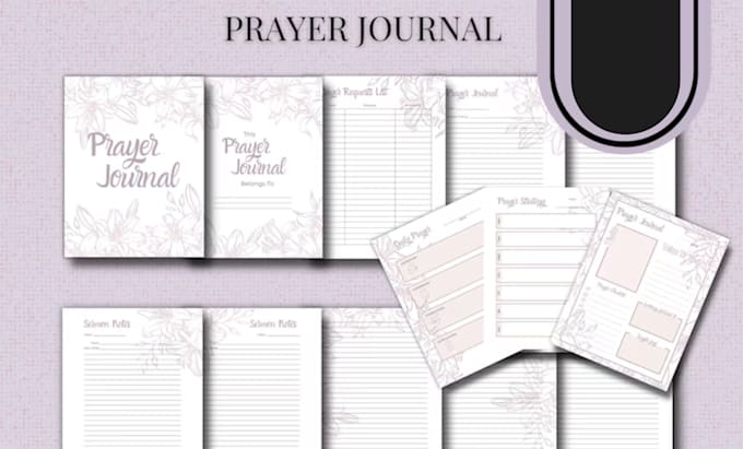 Gig Preview - Design custom journal, KDP planner, checklist workbook, christian journal