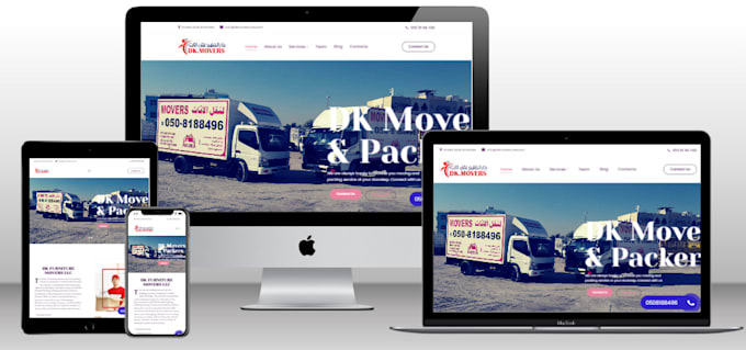 Bestseller - build a modern trucking, dispatch, transport, and logistics website in 15 hours