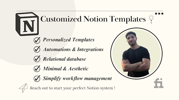 Bestseller - design powerful notion templates tailored to your needs