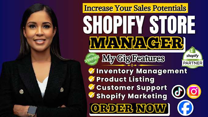 Bestseller - be your shopify virtual assistant, shopify marketing, shopify store manager