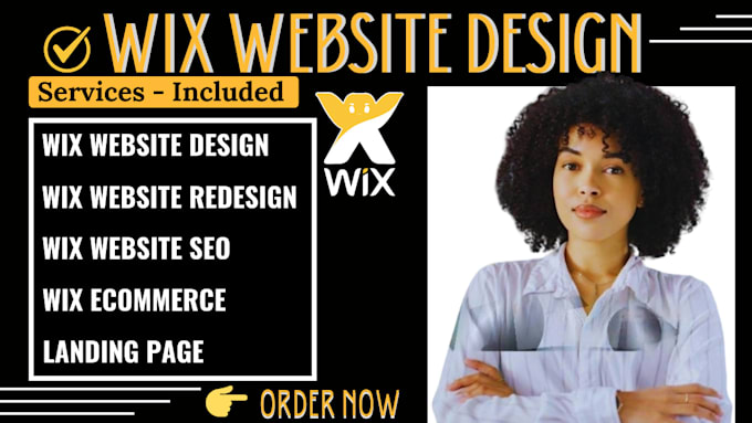 Gig Preview - Build wix website design wix website redesign wix website wix ecommerce website