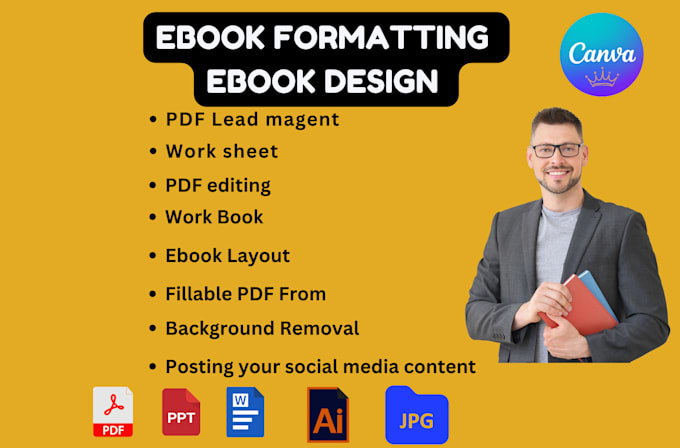 Bestseller - do design canva ebook editing formatting, workbook