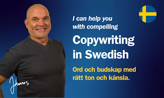 Gig Preview - Help you with compelling swedish copywriting