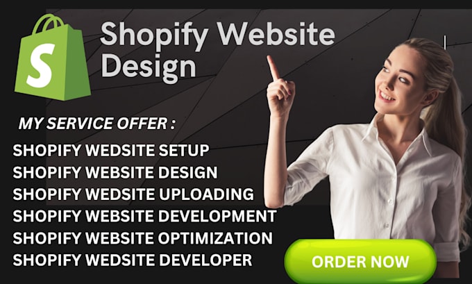 Gig Preview - Do shopify website design do shopify website design do shopify website design