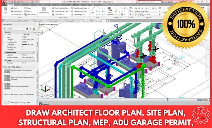 Bestseller - draw architect floor plan, site plan, structural plan, mep, adu garage permit,