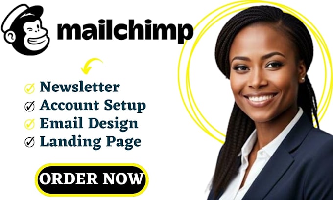 Gig Preview - Design professional mailchimp email template, mailchimp automation, newsletter