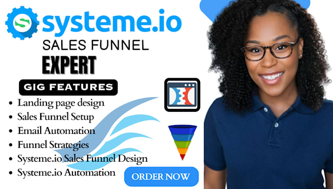 Bestseller - do systeme io salesfunnel, landing page design, automation and salesfunnel