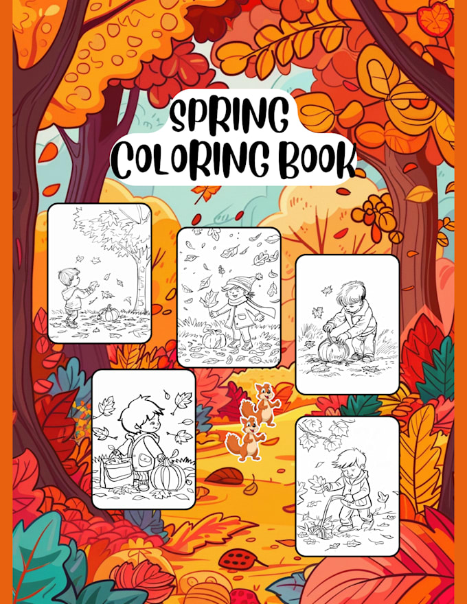 Gig Preview - Design for you a coloring, painting, drawing, activity books