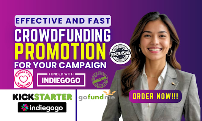 Bestseller - do kickstarter gofundme indiegogo crowdfunding promotion for your campaign