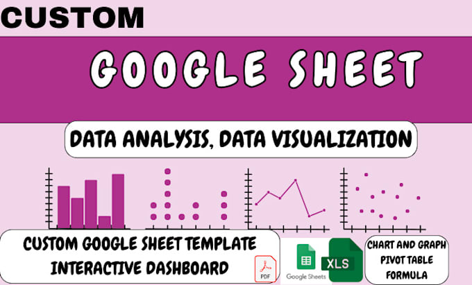 Gig Preview - Create custom google sheet dashboard formula data analysis chart budget planner