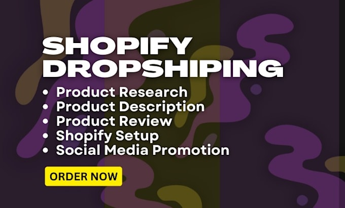 Gig Preview - Launch a profitable shopify dropshipping store from scratch