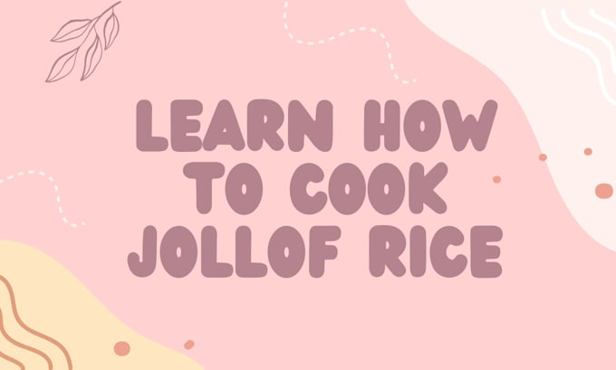 Bestseller - teach you how to cook jollof rice