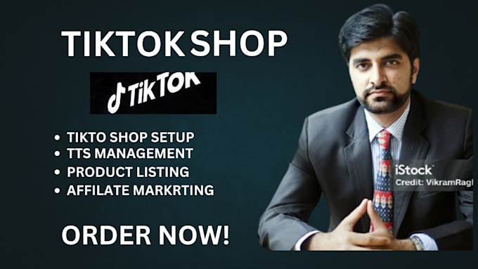 Gig Preview - Setup tik tok shop, tiktok ads, and do tiktok marketing