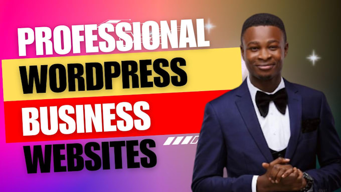 Bestseller - design a professional wordpress business website