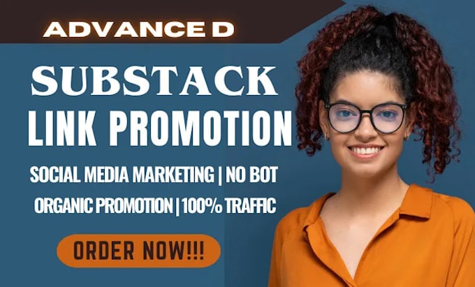 Gig Preview - Do organic substack promotion, substack page link promotion to active audience