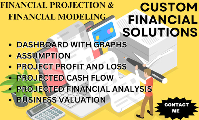 Gig Preview - Do  financial modeling financial projection financial plan forecast budget pitch