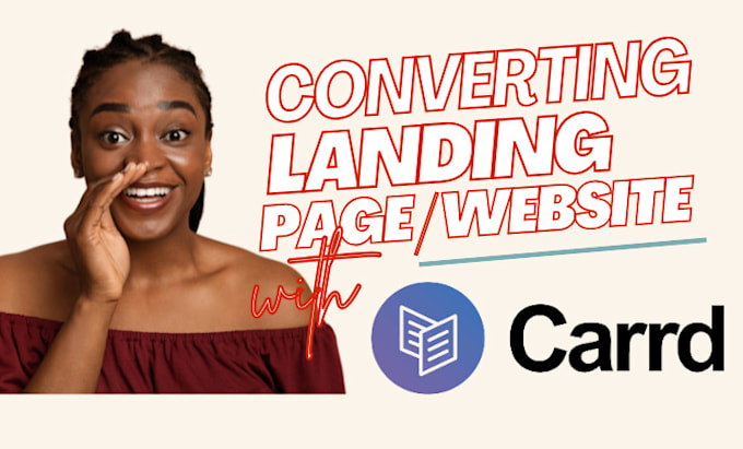 Gig Preview - Do converting carrd website,carrd landing page, odoo website