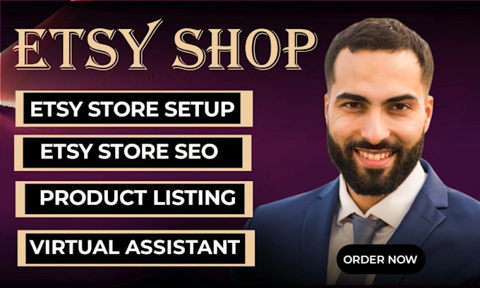 Gig Preview - Do etsy shop setup, etsy seo, etsy product listing