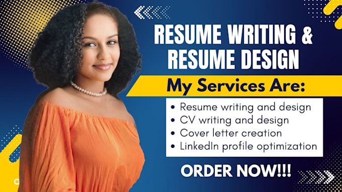 Gig Preview - Create and design professional resumes, cv, cover letters, and linkedin optimize