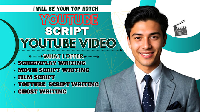 Gig Preview - Do video script writing for youtube channel