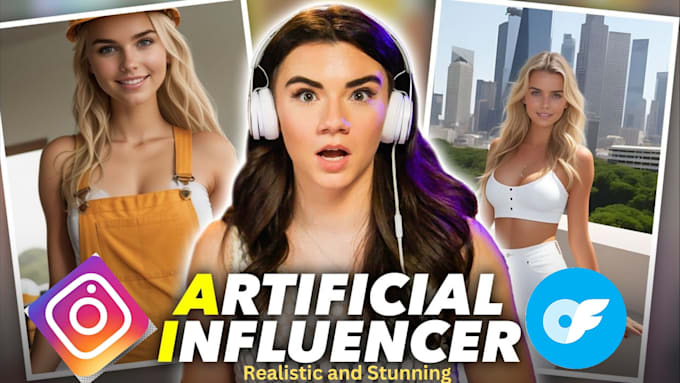 Gig Preview - Create hyper realistic ai influencer model for instagram and onlyfans video