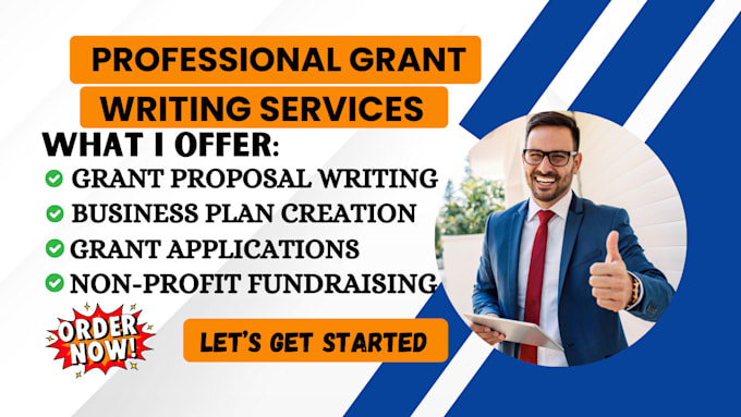 Gig Preview - Do expert grant writing, proposal creation,fundraising for nonprofit, businesses