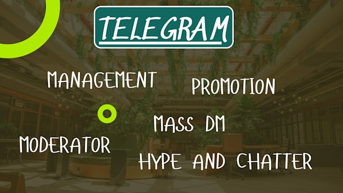 Gig Preview - Be your telegram discord crypto mod, community manager and chatter