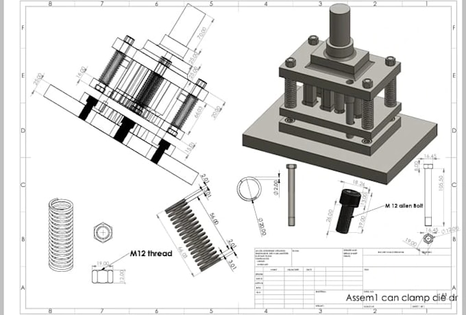 Gig Preview - 2d 3d cad modeling and 2d engineering drawings for product and mold design