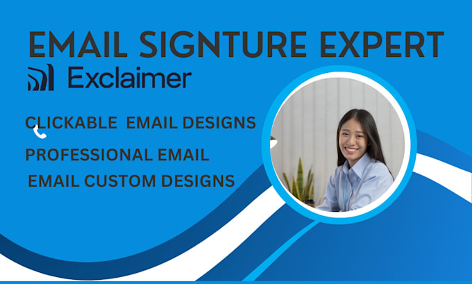 Gig Preview - Make clickable HTML email signature exclaimer signature