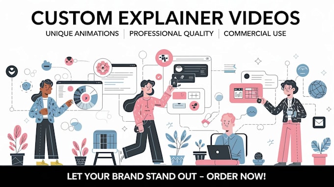 Gig Preview - Create unique custom explainer video animation for commercial purpose