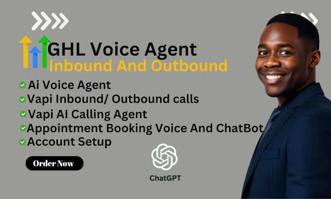 Gig Preview - Setup gohighlevel ai voice agent appointment booking bot ghl funnel ghl website