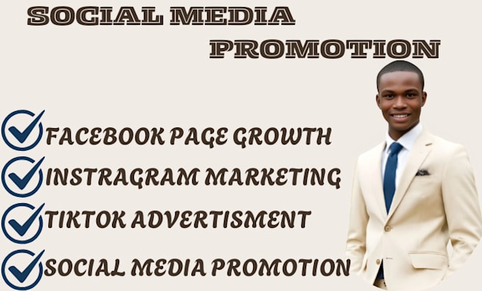 Gig Preview - Grow and promote facebook page instagram marketing tiktok advertisement