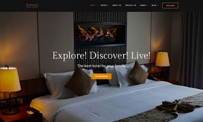 Gig Preview - Build vacation rental website real estate travel website airbnb hotel booking