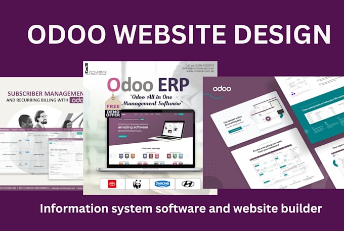 Gig Preview - Odoo website redesign odoo website odoo developer odoo ecommerce odoo website