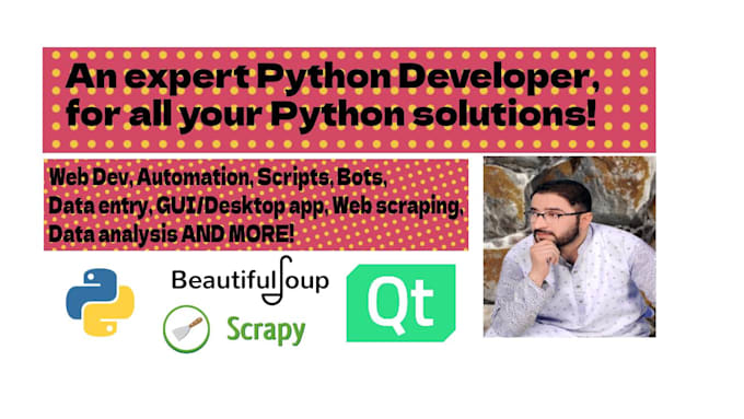 Gig Preview - Develop your python scripts and apps