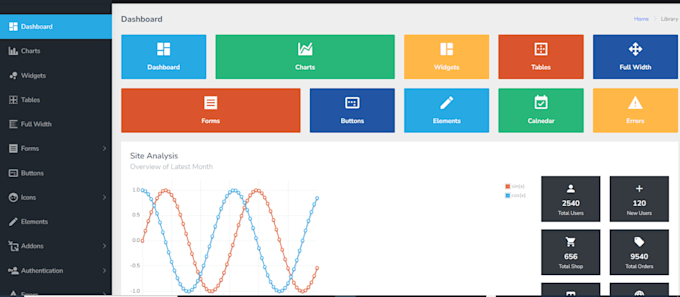 Gig Preview - Be your full stack website development, front end developer, back end developer