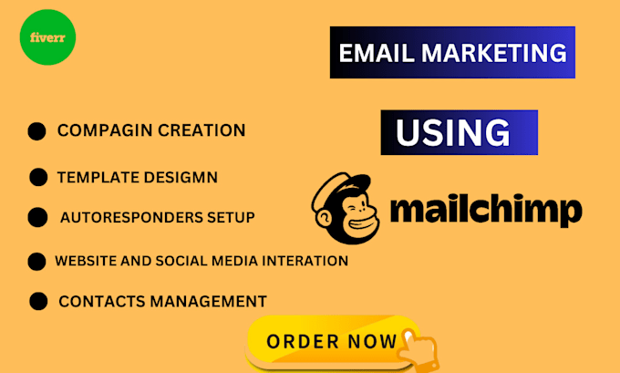 Gig Preview - Design mailchimp email marketing or email template