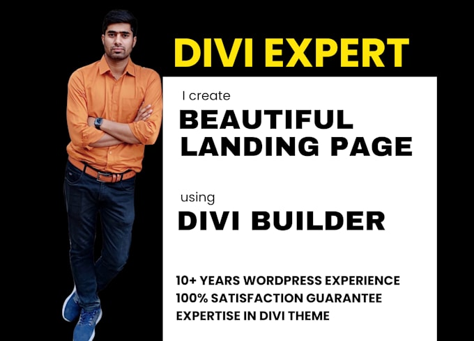 Gig Preview - Create a divi landing page using divi theme builder