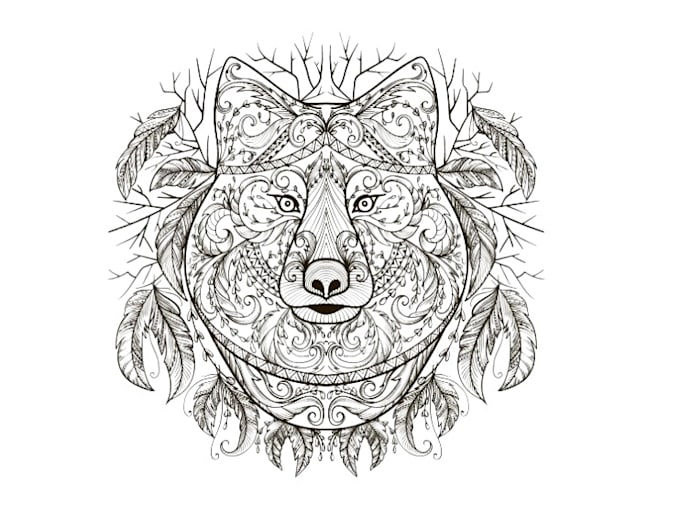 Gig Preview - Draw vintage hand drawn boho illustration logo in 1 day