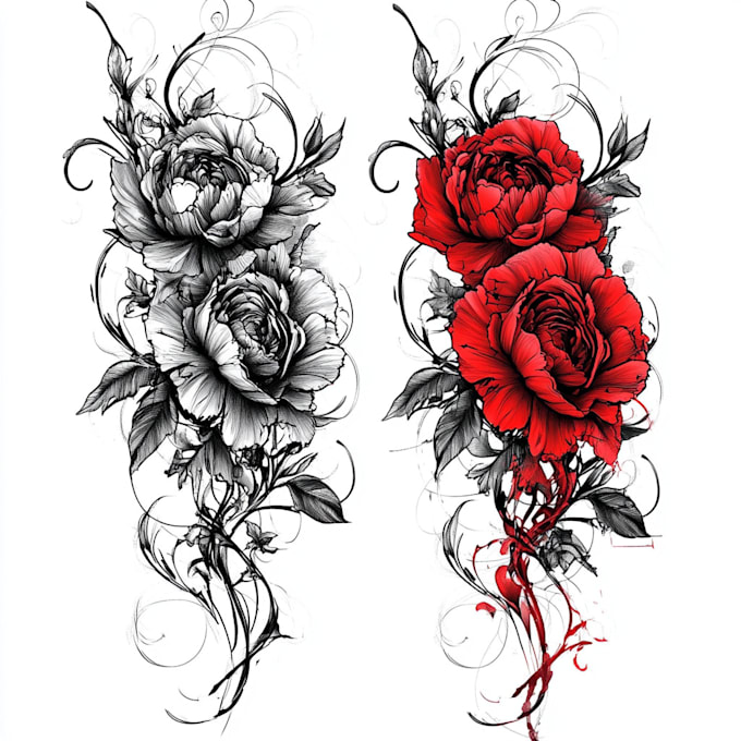 Gig Preview - Do custom tattoo design , anime , traditional or realistic sleeve tattoo artist