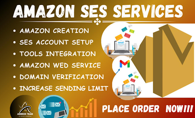 Gig Preview - Setup and increase amazon ses sending limit, amazon aws with stmp server ec2