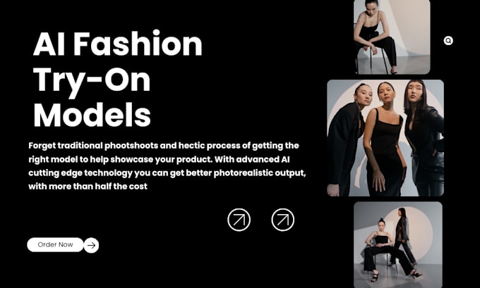 Gig Preview - Create realistic ai fashion models, ai clothings garments try on video on runway