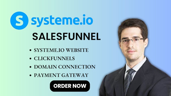 Gig Preview - Create salesfunnel systeme iowix godaddy redirectdomain systemeio creditrepair