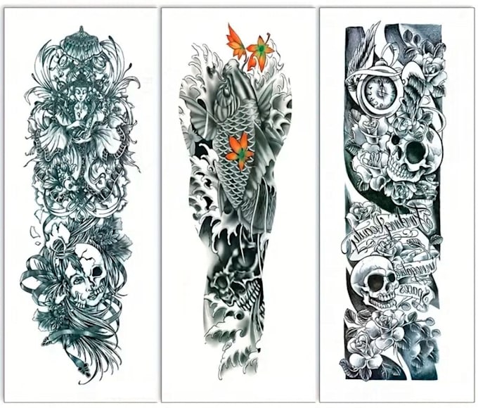 Gig Preview - Create professional custom tattoo design, tattoo sleeve