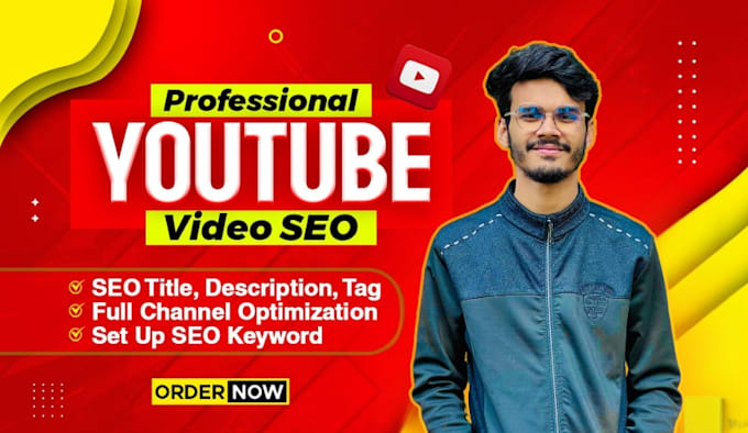 Bestseller - do youtube video seo  for video ranking and channel growth