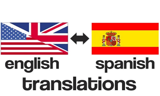 Gig Preview - Translate your english text into spanish