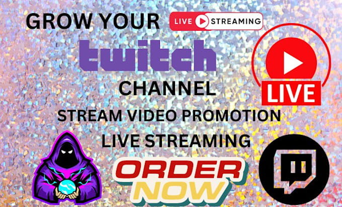 Gig Preview - Do professional twitch live stream video promotion to boost live viewer