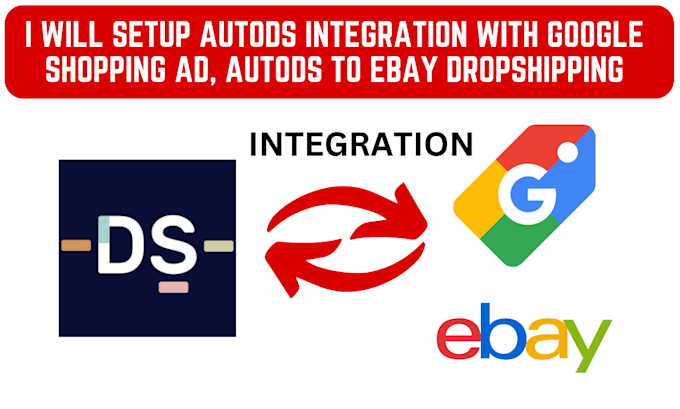 Gig Preview - Setup autods integration with google shopping ad, autods to ebay dropshipping