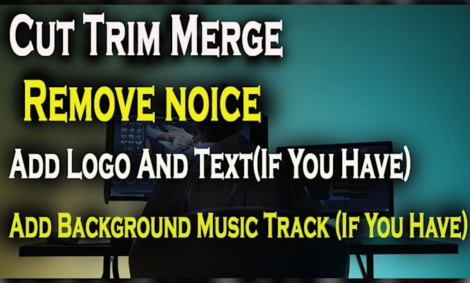 Gig Preview - Edit trim merge or noise removal videos if you need anything