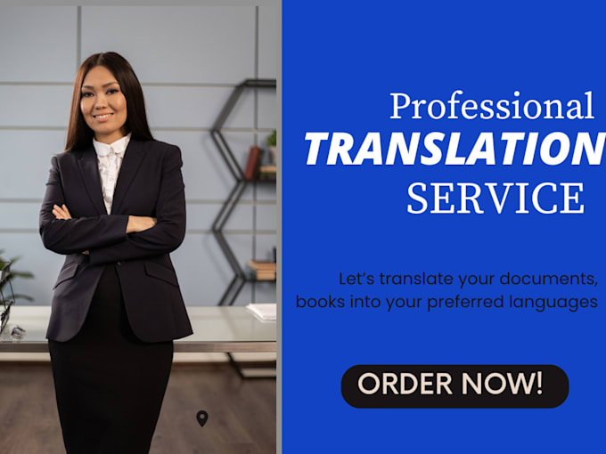 Gig Preview - Professionally translate your book to english, spanish, german and french